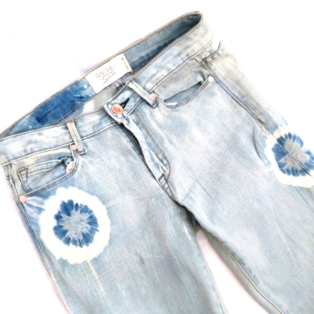 Rachel RACHEL ROY tie-dye, light wash, skinny jean